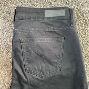 Black Calvin Klein Ankle Skinny Jeans
